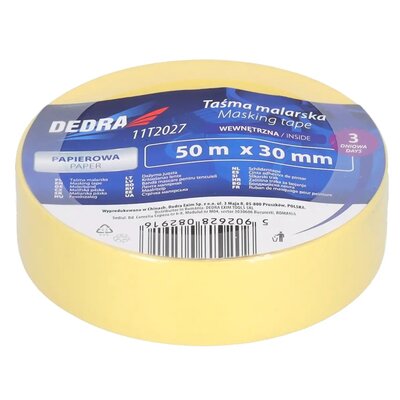 Taśma malarska DEDRA 11T2027 (30 mm x 50m)