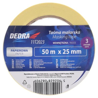 Taśma malarska DEDRA 11T2023 (25 mm x 50m)