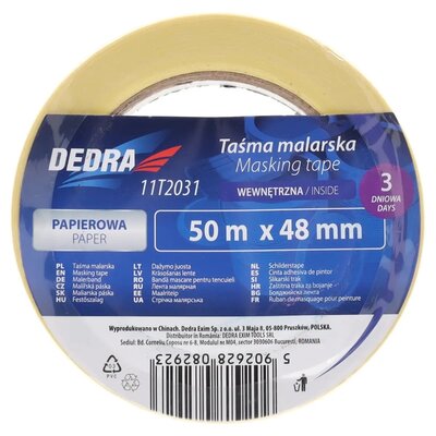 Taśma malarska DEDRA 11T2031 (48 mm x 50m)