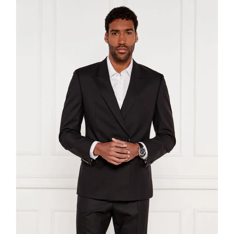 HUGO Wełniana marynarka Henry244F1X | Slim Fit