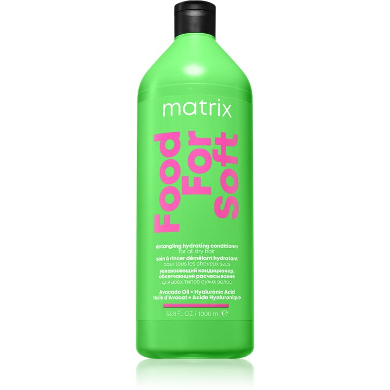 Matrix Food For soft, intensywnie nawilżająca odżywka do wszystkich rodzajów włosów suchych, 1000ml