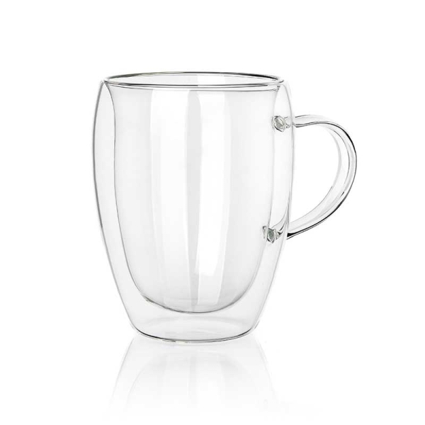 SZKLANKA TERMICZNA KUBEK 350ml Z PODWÓJNĄ SCIANKĄ DO KAWY HERBATY DOBLO