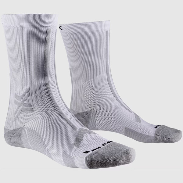 X-SOCKS Skarpety biegowe RUN DISCOVER CREW arctic white/pearl grey