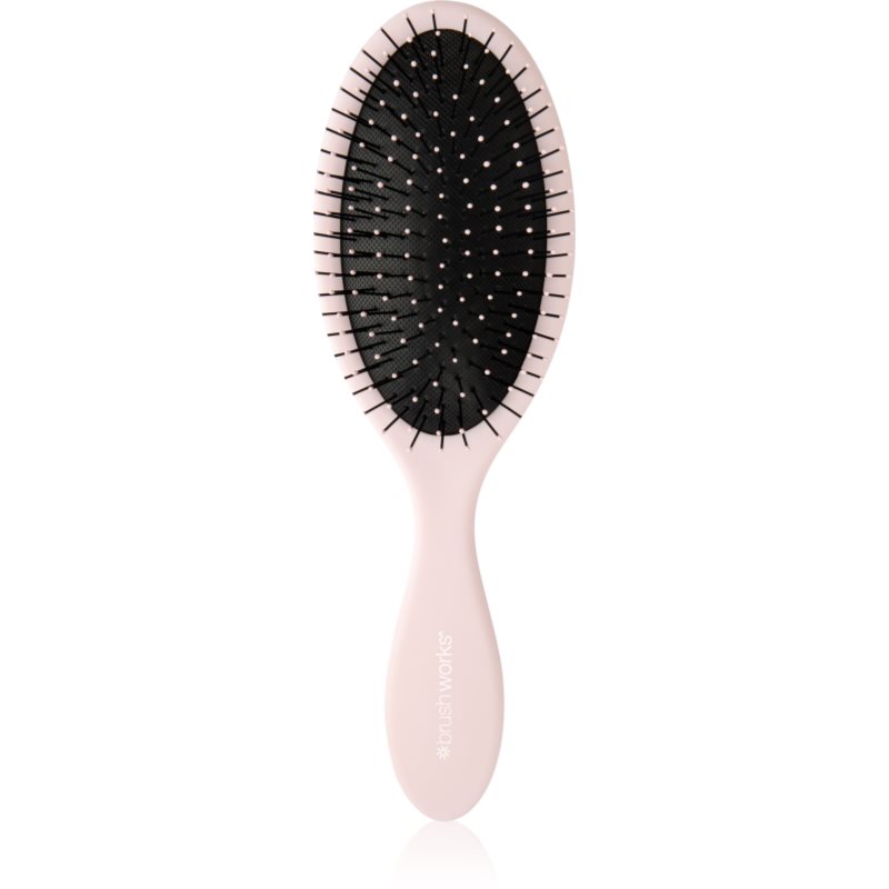 Brushworks PROFESSIONAL OVAL DETANGLING HAIR BRUSH PINK
