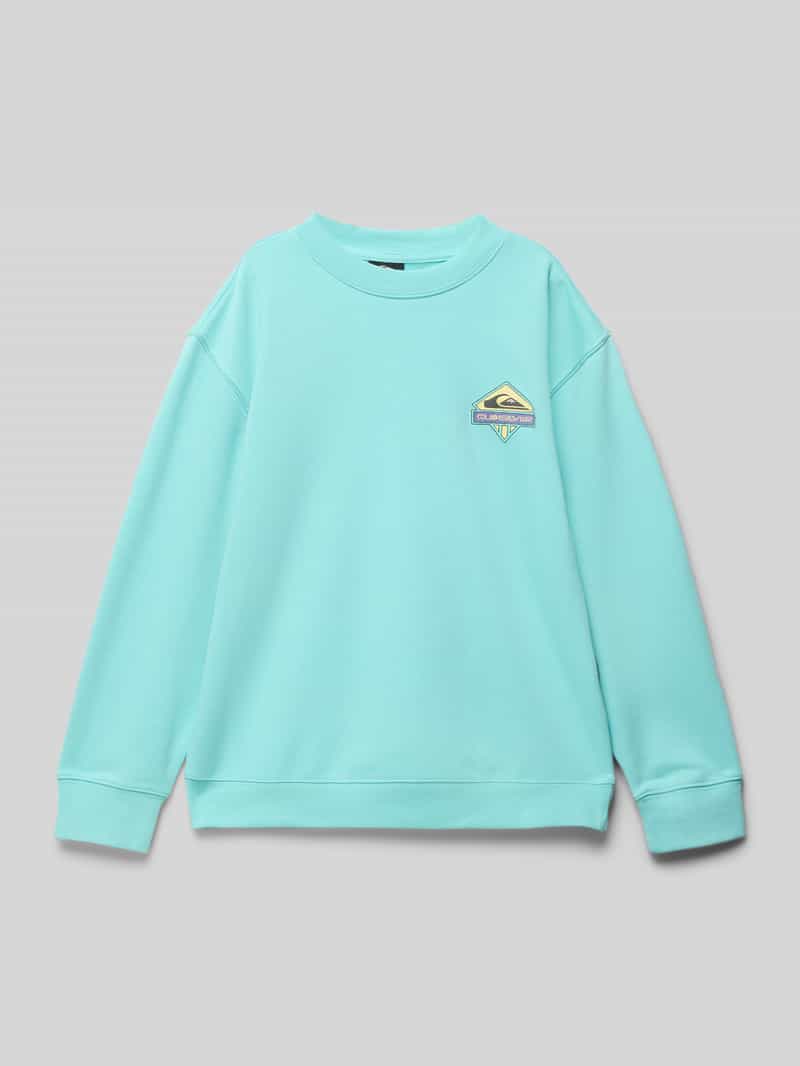 Bluza z nadrukiem z logo i okrągłym dekoltem