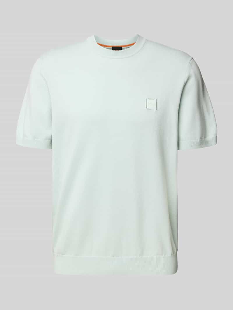 T-shirt z naszywką z logo model ‘Kanache’