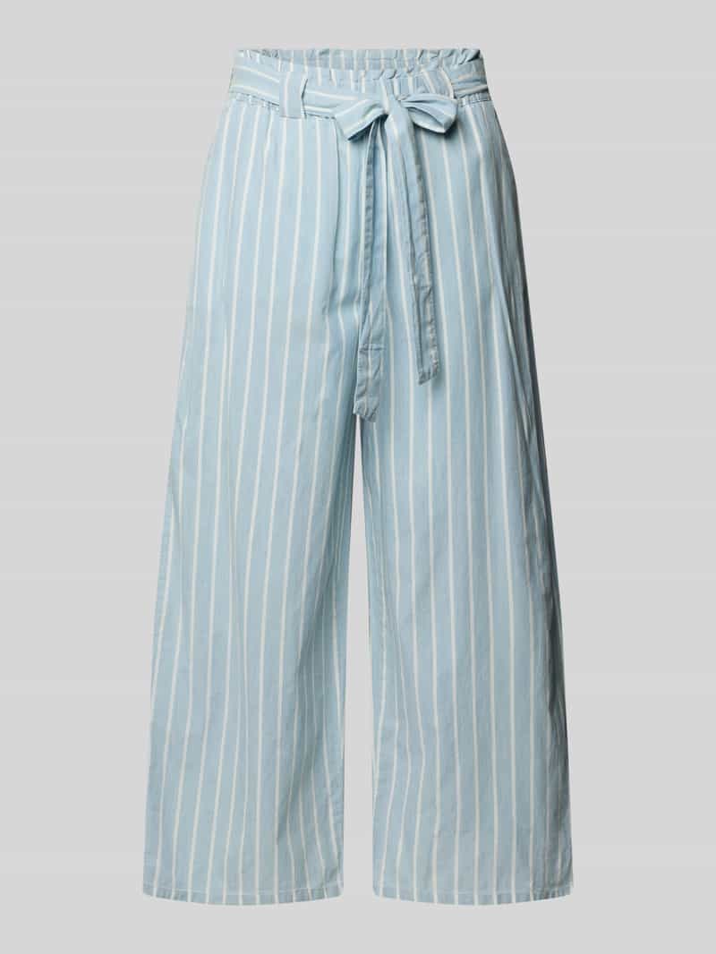 Kuloty z szeroką nogawką z czystej bawełny model ‘XENIA’