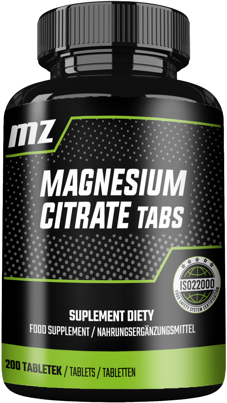 MZ-STORE MAGNESIUM CITRATE MAGNEZ 200 TABLETEK