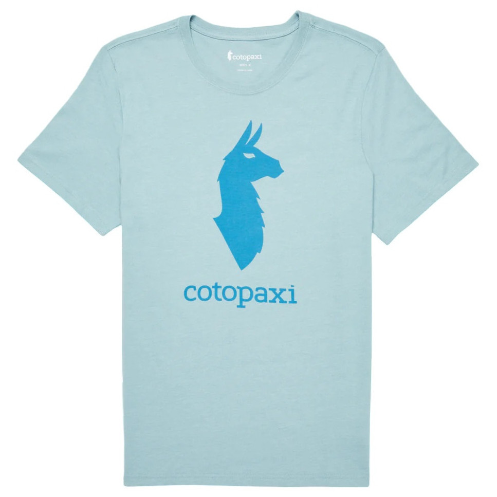Koszulka męska Cotopaxi Cotopaxi Llama T-Shirt Rozmiar: L / Kolor: niebieski