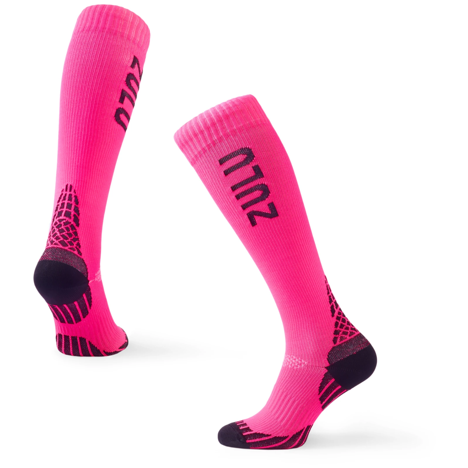 Podkolanówki kompresyjne Zulu Run Compression Rozmiar skarpet: 35-36 / Kolor: różowy