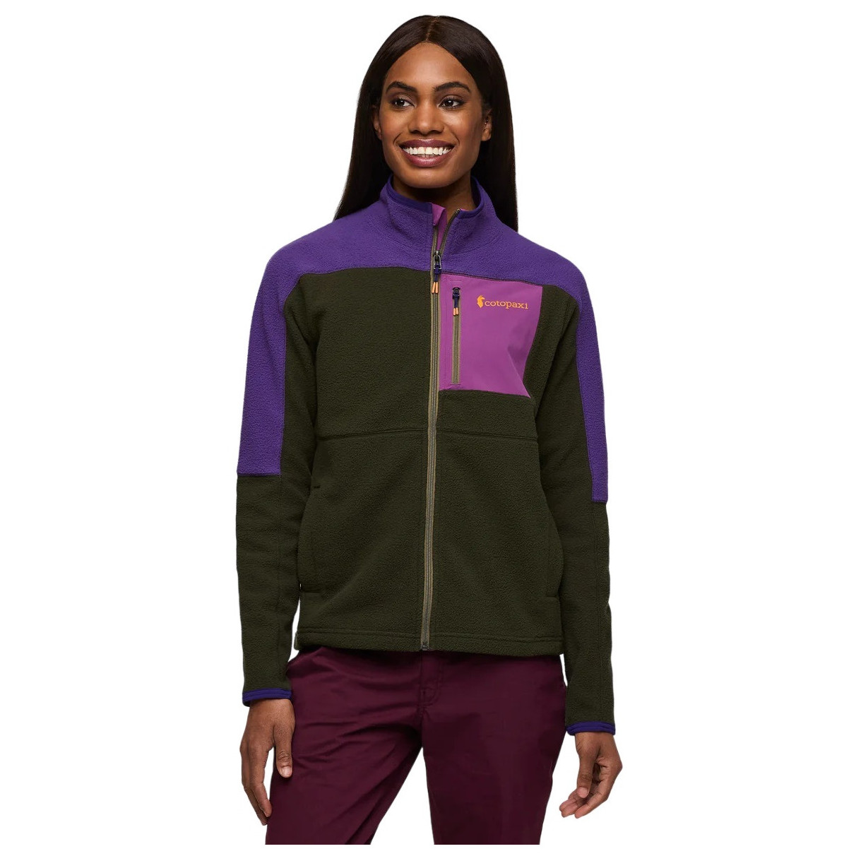 Bluza damska Cotopaxi Abrazo Fleece Full-Zip Jacket Rozmiar: S / Kolor: szary/niebieski