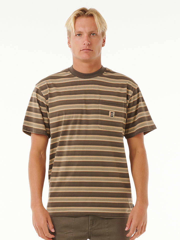 Rip Curl Koszulka w kolorze brązowo-beżowym