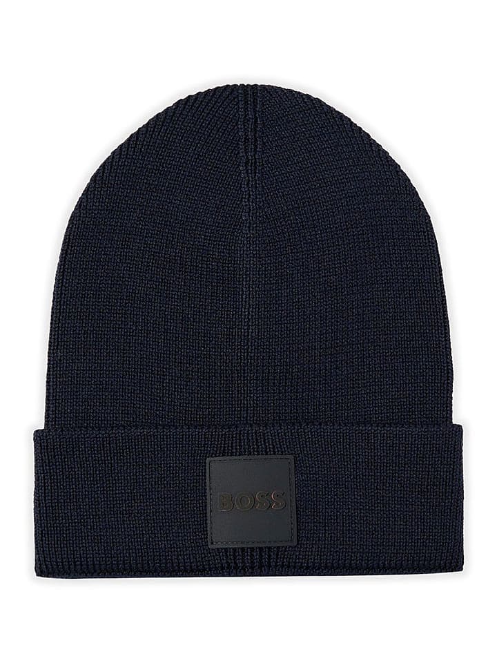 Hugo Boss Underwear Czapka beanie w kolorze granatowym