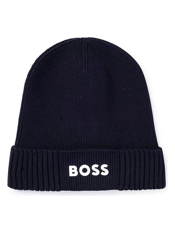 Hugo Boss Underwear Czapka beanie w kolorze granatowym