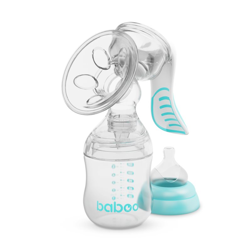 Baboo Manual Breast Pump with 4-level Suction Strength laktator 1 szt.