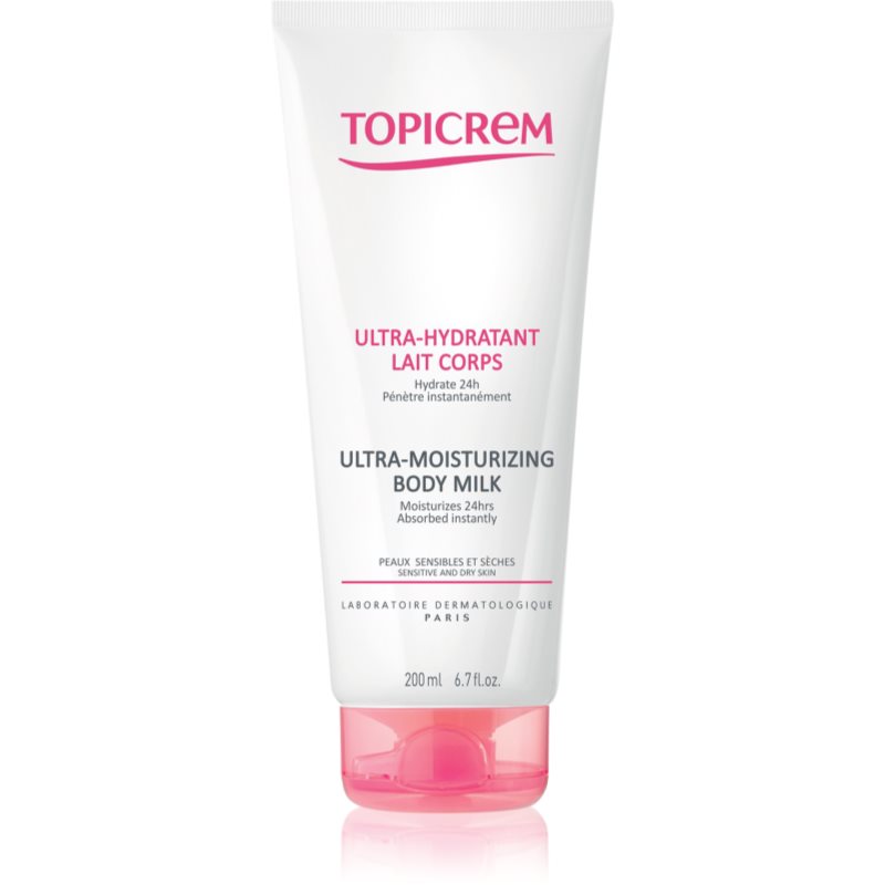 Topicrem Nawilżającymleczko do ciała do skóry suchej i wrażliwej Ultra Moisturizing Body Milk) Objętość 200 ml)