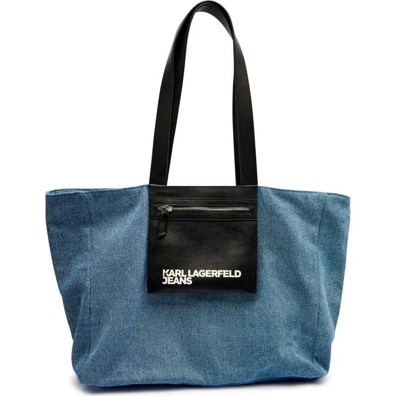 Karl Lagerfeld Jeans Jeansowa shopperka