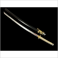 ART GLADIUS GRAWEROWANA KATANA JAPOŃSKA MASAMUNE ODA MIECZ SAMURAJSKI 180 +STOJAK