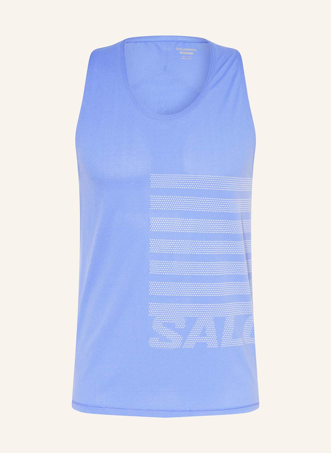 Salomon Top Do Biegania Sense Aero Graphic blau