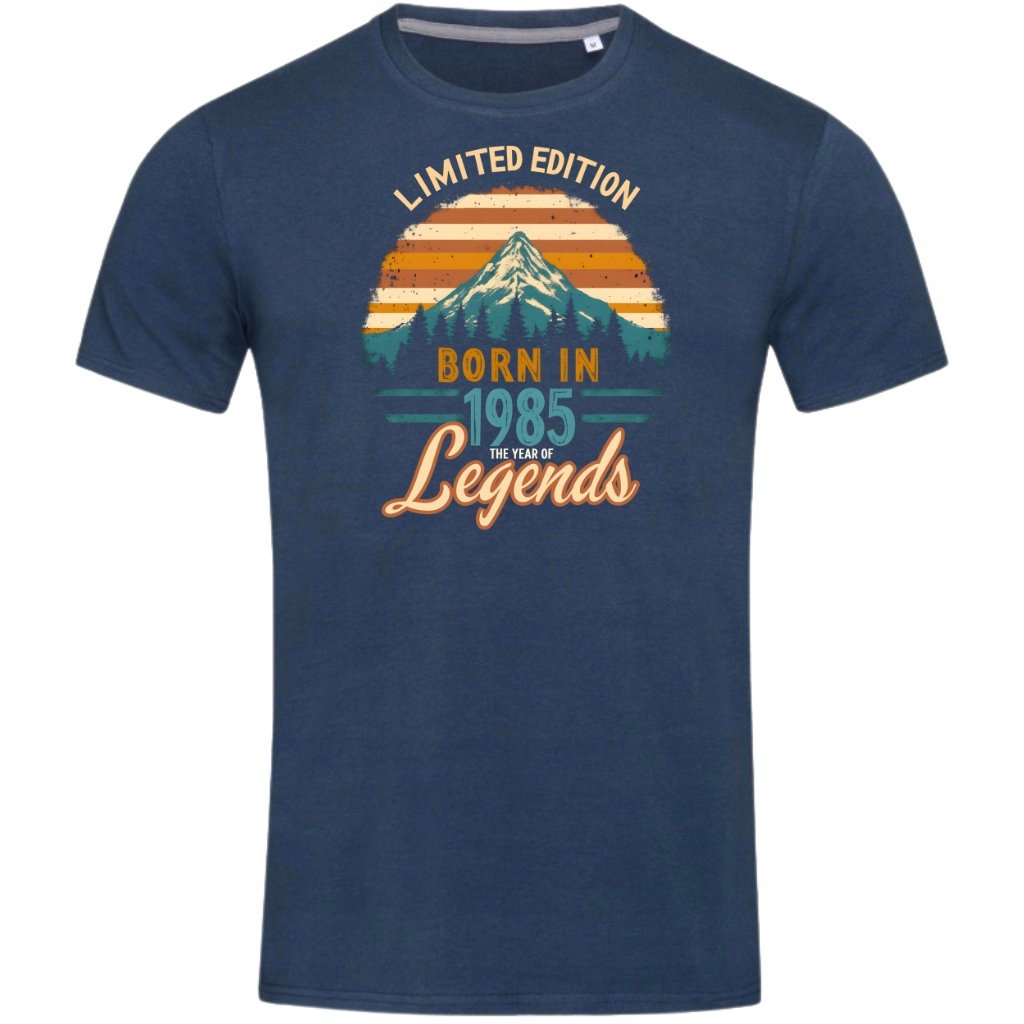 Koszulka męska na 30 40 50 60 urodziny The Year of Legends Limited Edition