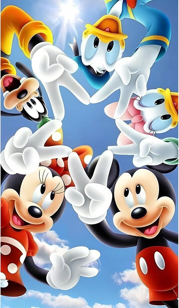 HAFT DIAMENTOWY OBRAZ DIAMOND PAINTING DISNEY MOZAIKA WYKLEJANKA 30 x 50 cm