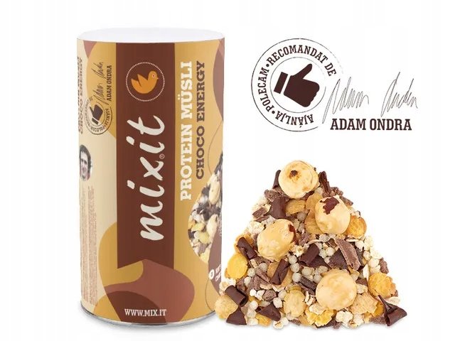 Proteinowe Musli Adama Ondry z Czekoladą - Wysokobiałkowe! 450g