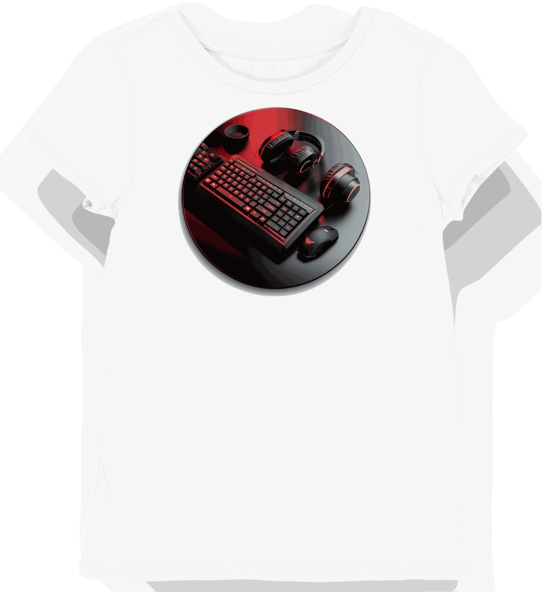 Koszulka damska biała z motywem esportowym M