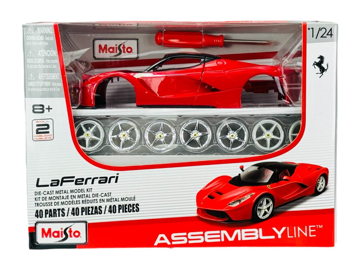 MAISTO FERRARI LaFERRARI CZERWONY 1:24 DO SKŁADANIA 39129