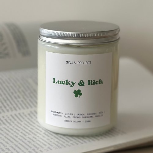 Świeca Sojowa 250 ml - Lucky & Rich