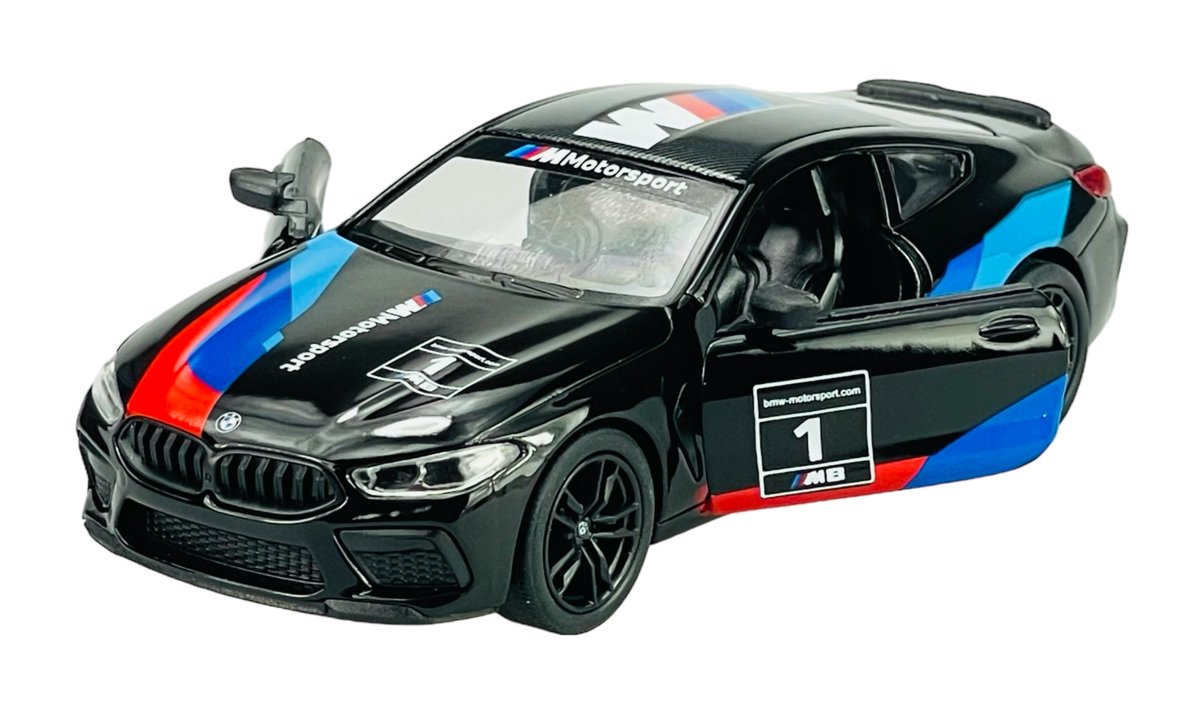 KINSMART BMW M8 COMPETITION COUPE CZARNY 1:38 BEZ PUDEŁKA KT5425