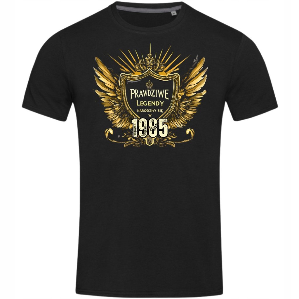 Koszulka męska prezent 30 40 50 60 urodziny Prawdziwe Legendy Wpisz Rocznik