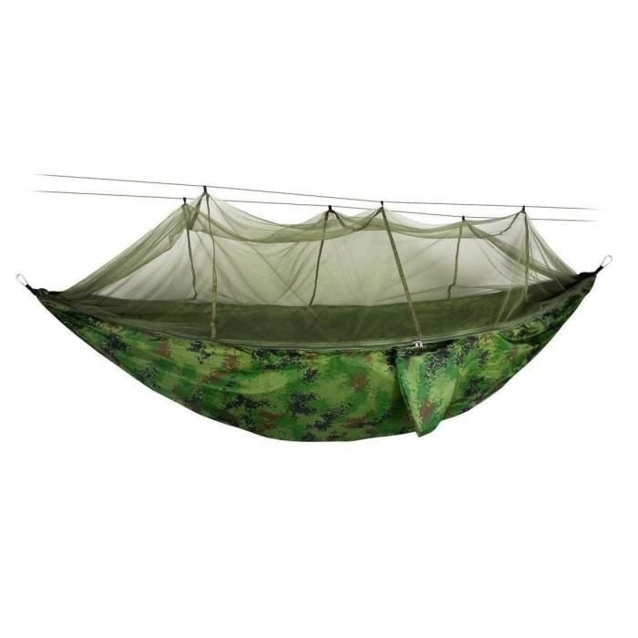 Hamak z moskitierą i torbą do przechowywania