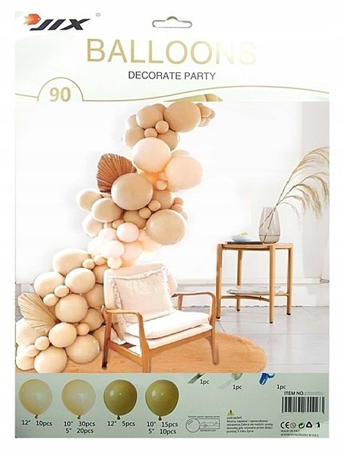 BALONY GIRLANDA DEKORACJA ŚLUB WESELE ROCZEK 90x