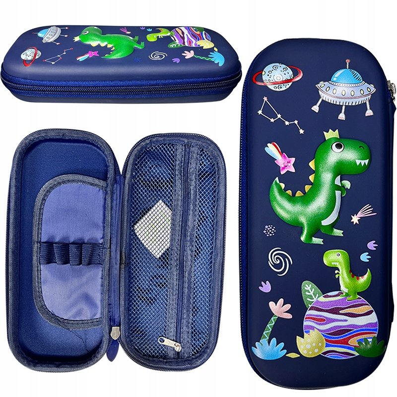 PIÓRNIK SZKOLNY USZTYWNIANY ROZKŁADANY 3D KOSMOS