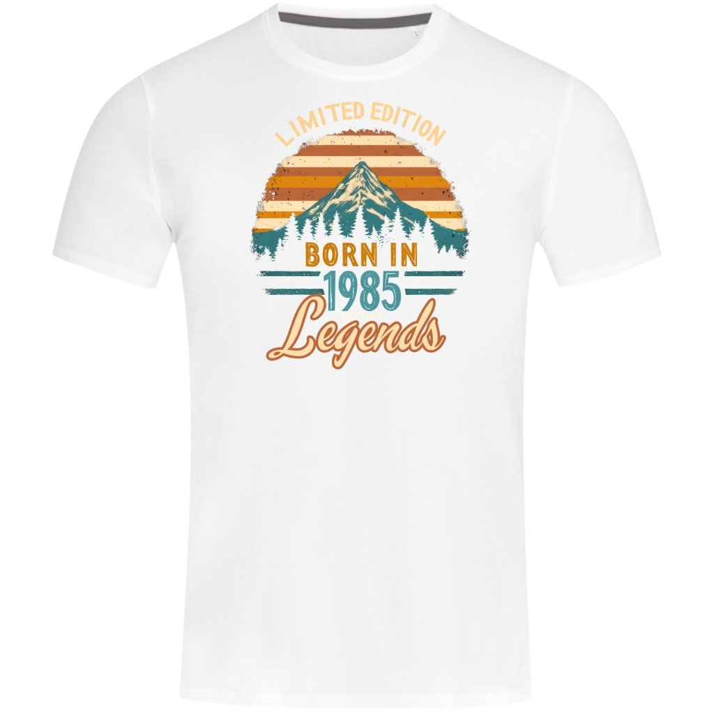 Koszulka męska na 30 40 50 60 urodziny The Year of Legends Limited Edition