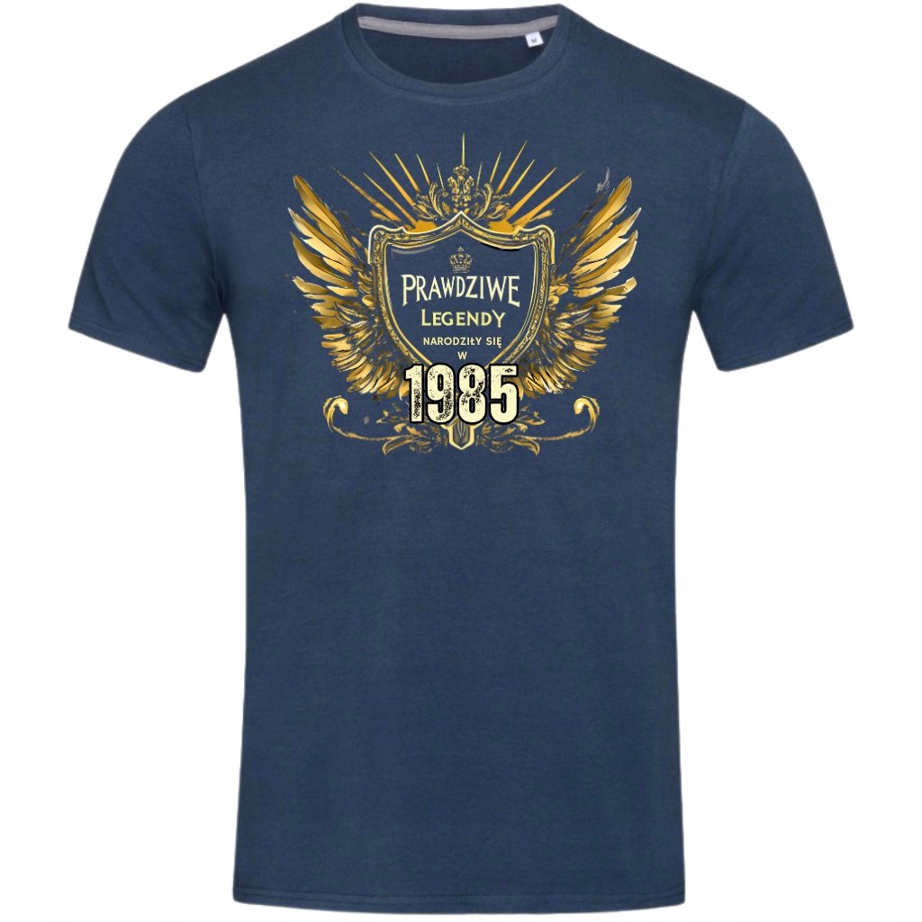 Koszulka męska prezent 30 40 50 60 urodziny Prawdziwe Legendy Wpisz Rocznik