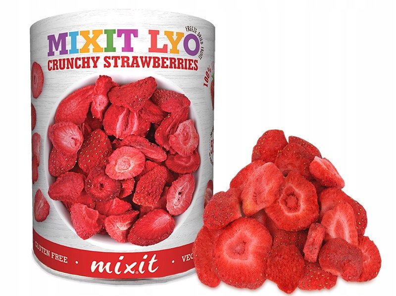 Truskawka Liofilizowana 50g - Chrupiące Owoce Bez Cukru!