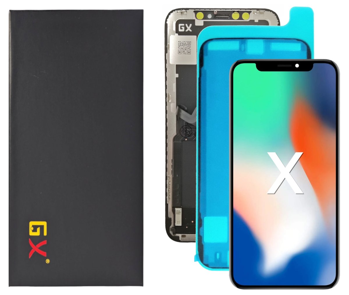 WYŚWIETLACZ EKRAN LCD DO IPHONE X GX OLED USZCZELKA