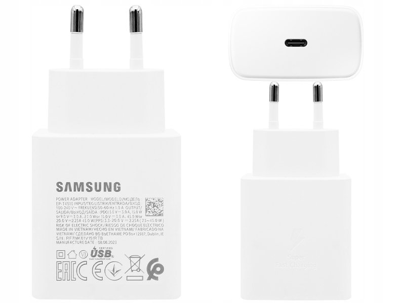 ORYGINALNA ŁADOWARKA SIECIOWA SAMSUNG 45W PD 3.0 USB C Galaxy S22 S23 Ultra