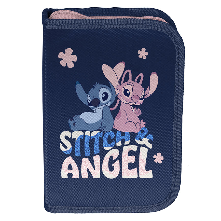 Piórnik jednokomorowy bez wyposażenia Stitch, Paso