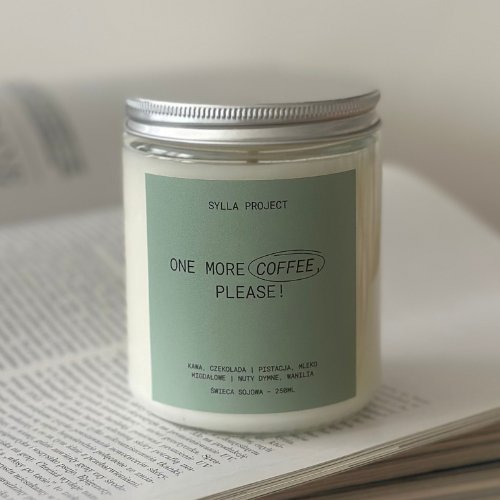 One More Coffee, Please – Świeca Sojowa 250 ml