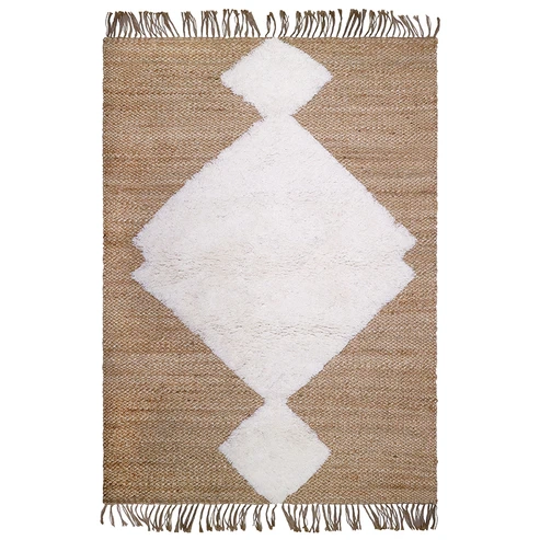 Dywan boho beżowy Juta Elton 110x170