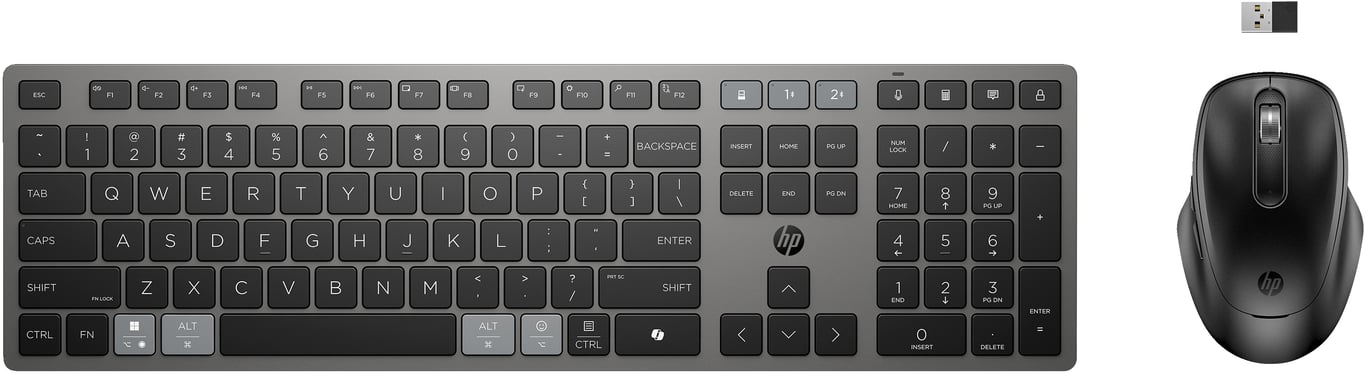 HP Bezprzewodowa klawiatura i mysz 725 Multi-Device Rechargeable 9T5B0UT