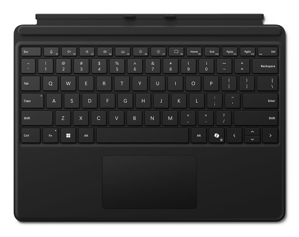 Microsoft Surface Pro Keyboard Niemiecki Microsoft Cover port Czarny