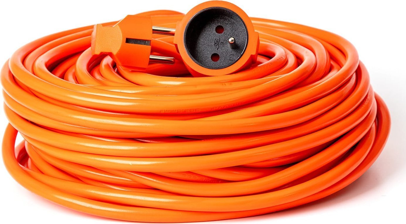 Kabel przedłużacz 230V 30m 16A pomarańczowy PLATINET 46089