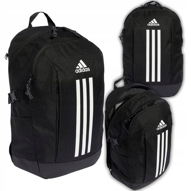 PLECAK SPORTOWY ADIDAS do szkoły na siłownię POTĘŻNY CZARNY UNISEX 26.4 L