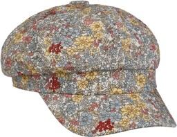 Czapka Kaszkiet Millefleurs Allover by Lipodo, biały, M (57-58 cm)