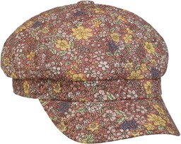 Czapka Kaszkiet Millefleurs Allover by Lipodo, intensywny róż, M (57-58 cm)