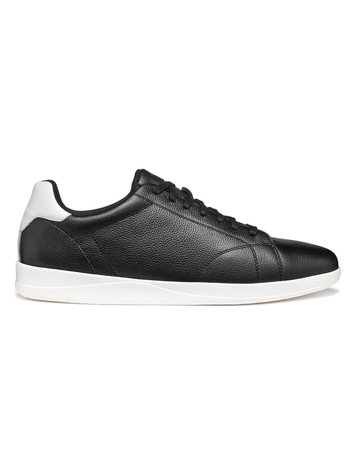 Geox Skórzane sneakersy w kolorze czarnym