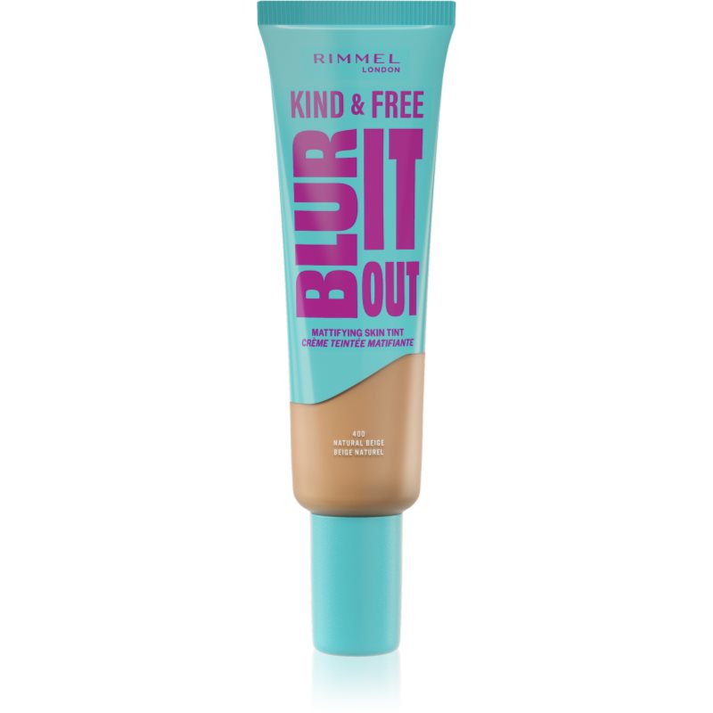 Rimmel London Kind & Free Blur It Out Mattifying Skin Tint Podkład 30 ml Odcień 400 Natural Beige